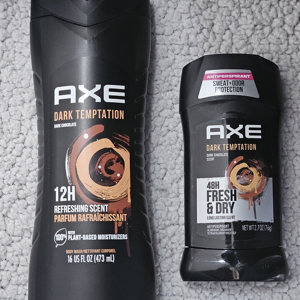 AXE Dark Temptation Body Wash and Deodorant